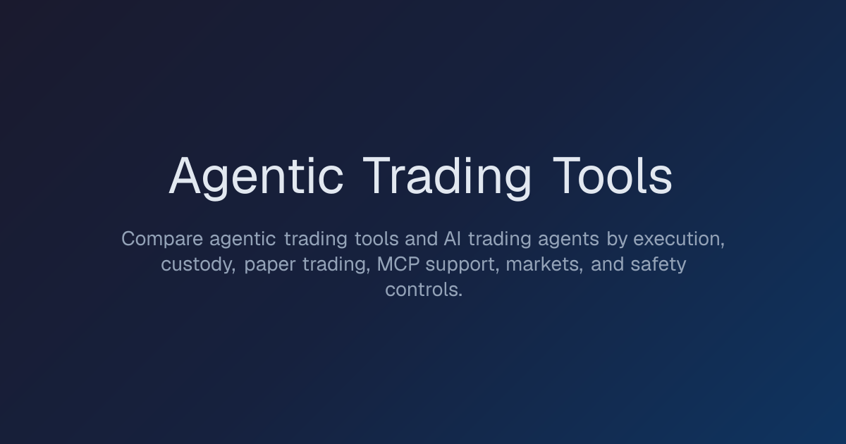 Robinhood says 100k+ agentic trading accounts — here's my directory for the space logo
